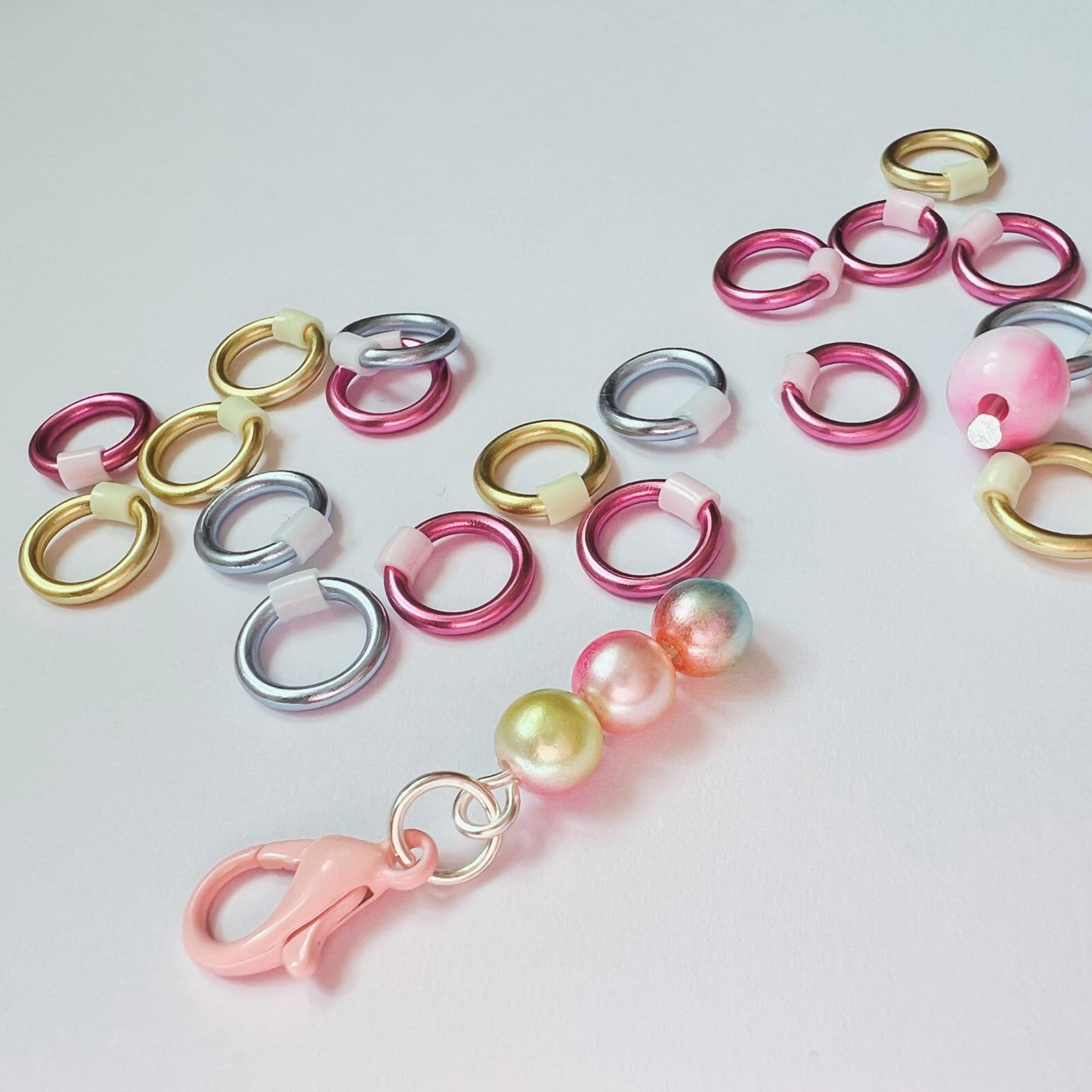 Pastel Knitting Stitch Markers for Knitting - Ice Cream Pops