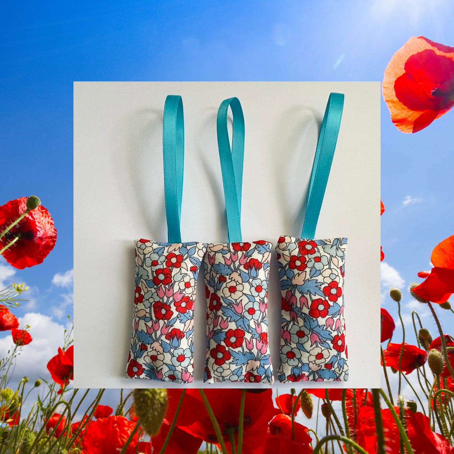 Scented Lavender bags - Liberty Fabric - Piccadilly Poppy