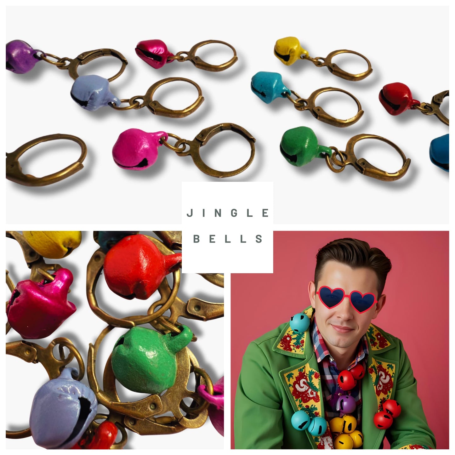 Knitting Stitch Markers - Jingle Bells