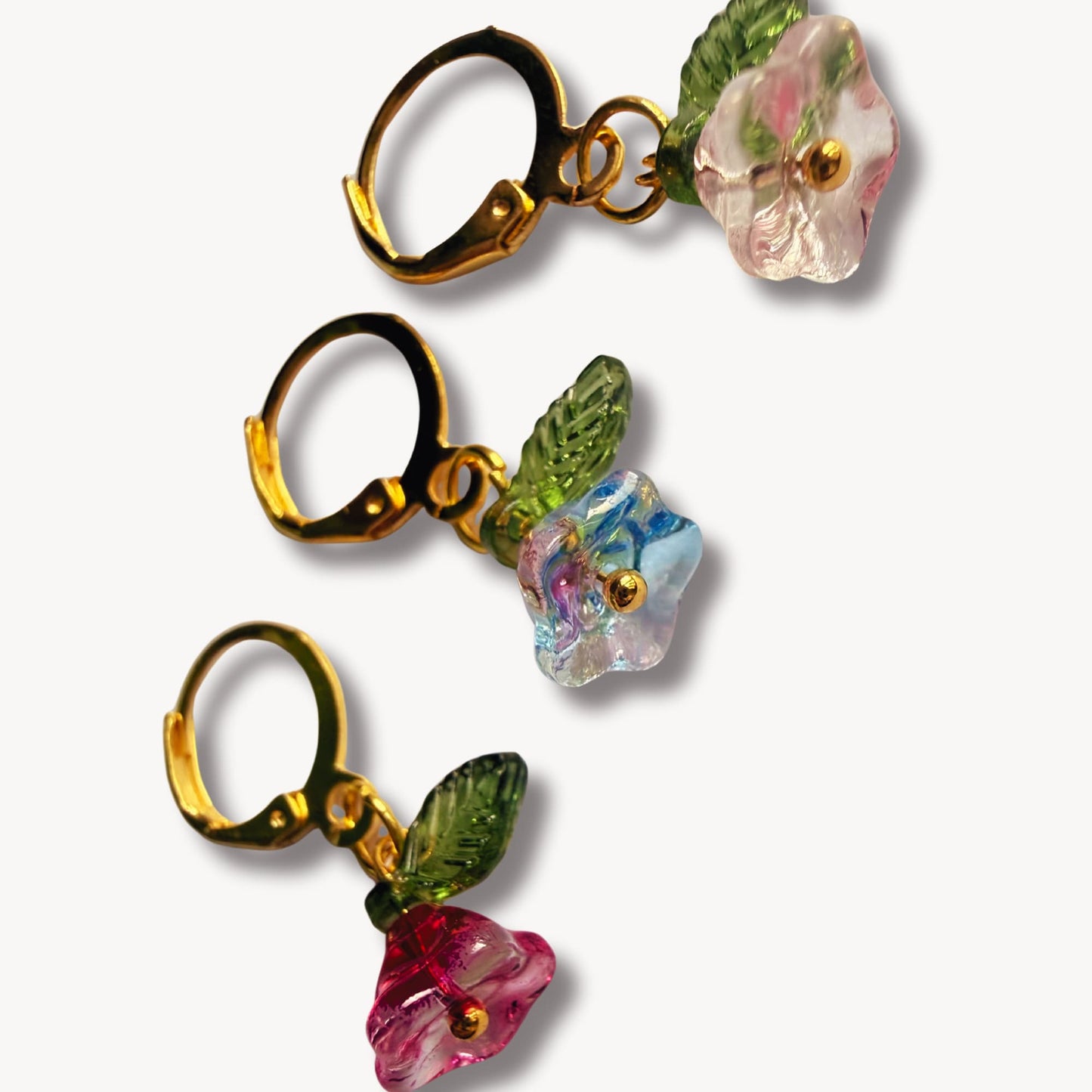 Knitting Stitch Marker Set - Flowers