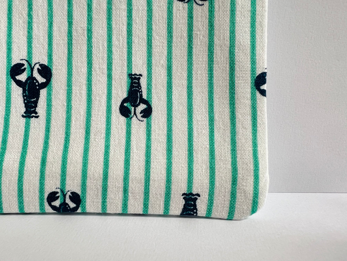 Striped Travel Purse for Stitch Markers - Seaside