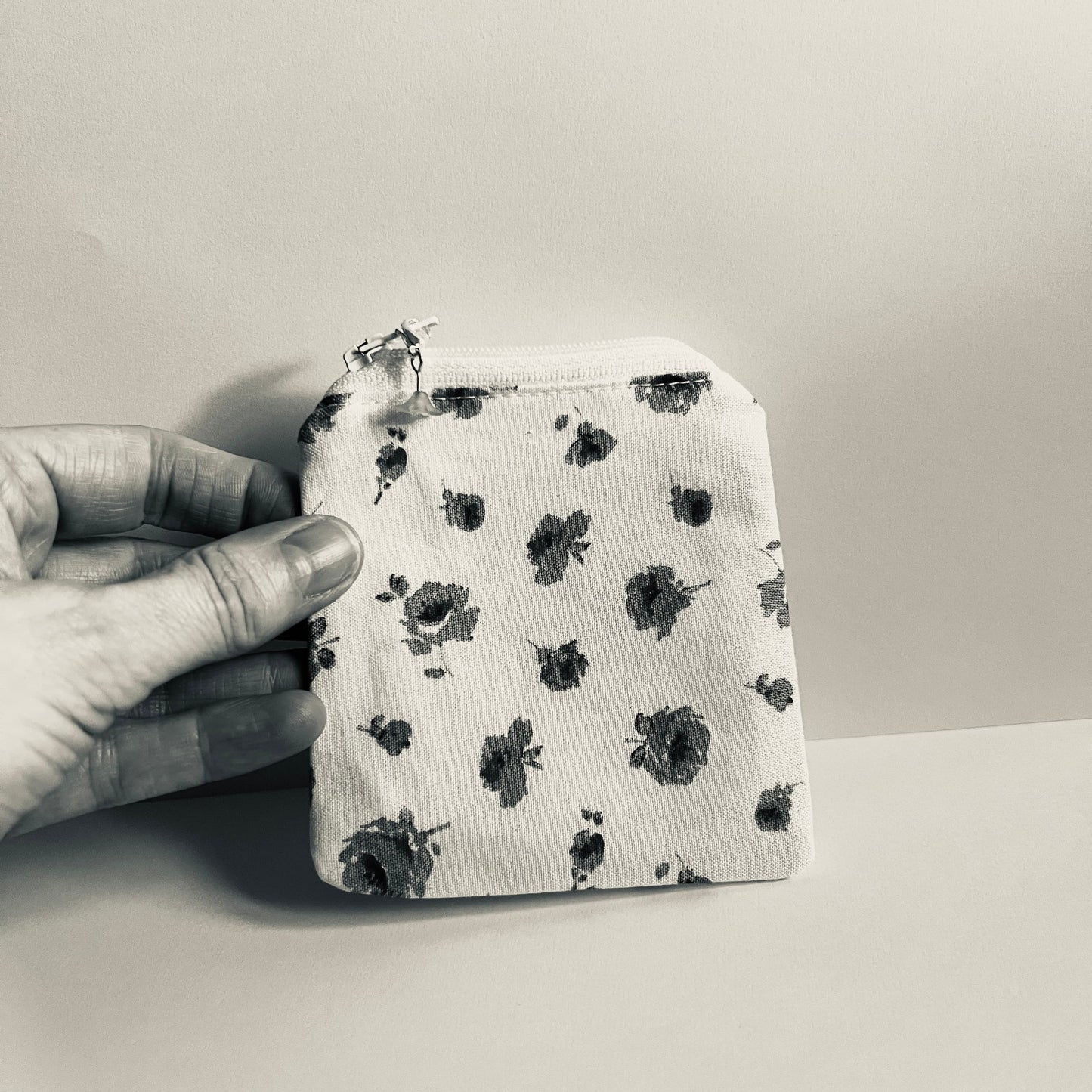 Liberty Fabric Mini Floral Rose Knitting Case for Portable Projects