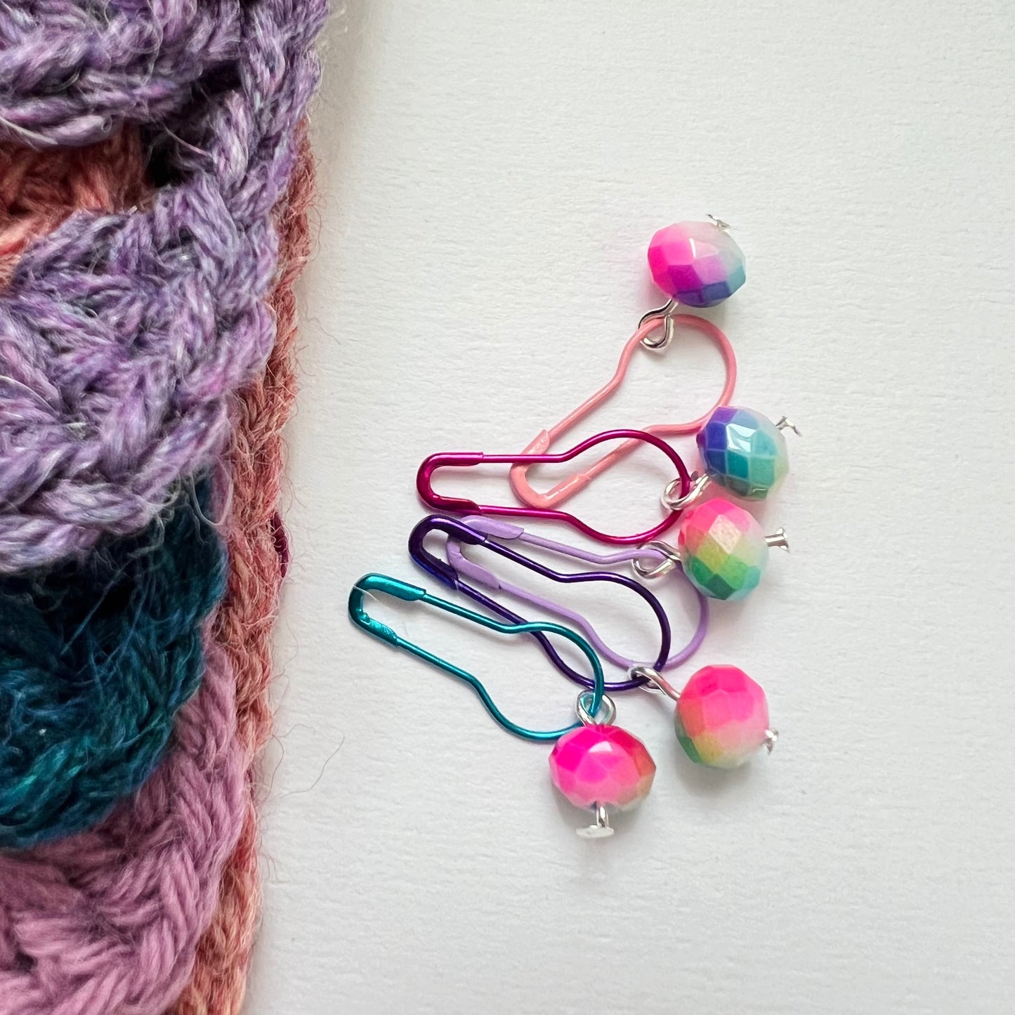 Crochet and Knitting Stitch Markers  - Sugar Frosting