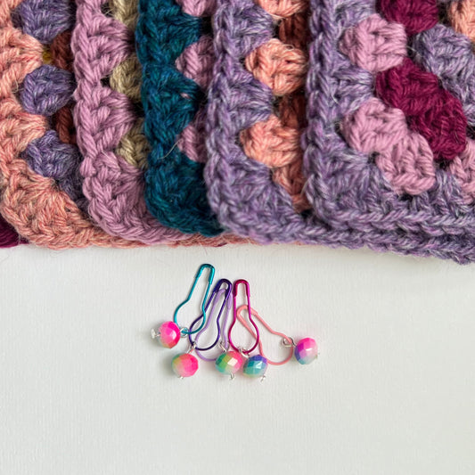 Crochet and Knitting Stitch Markers  - Sugar Frosting