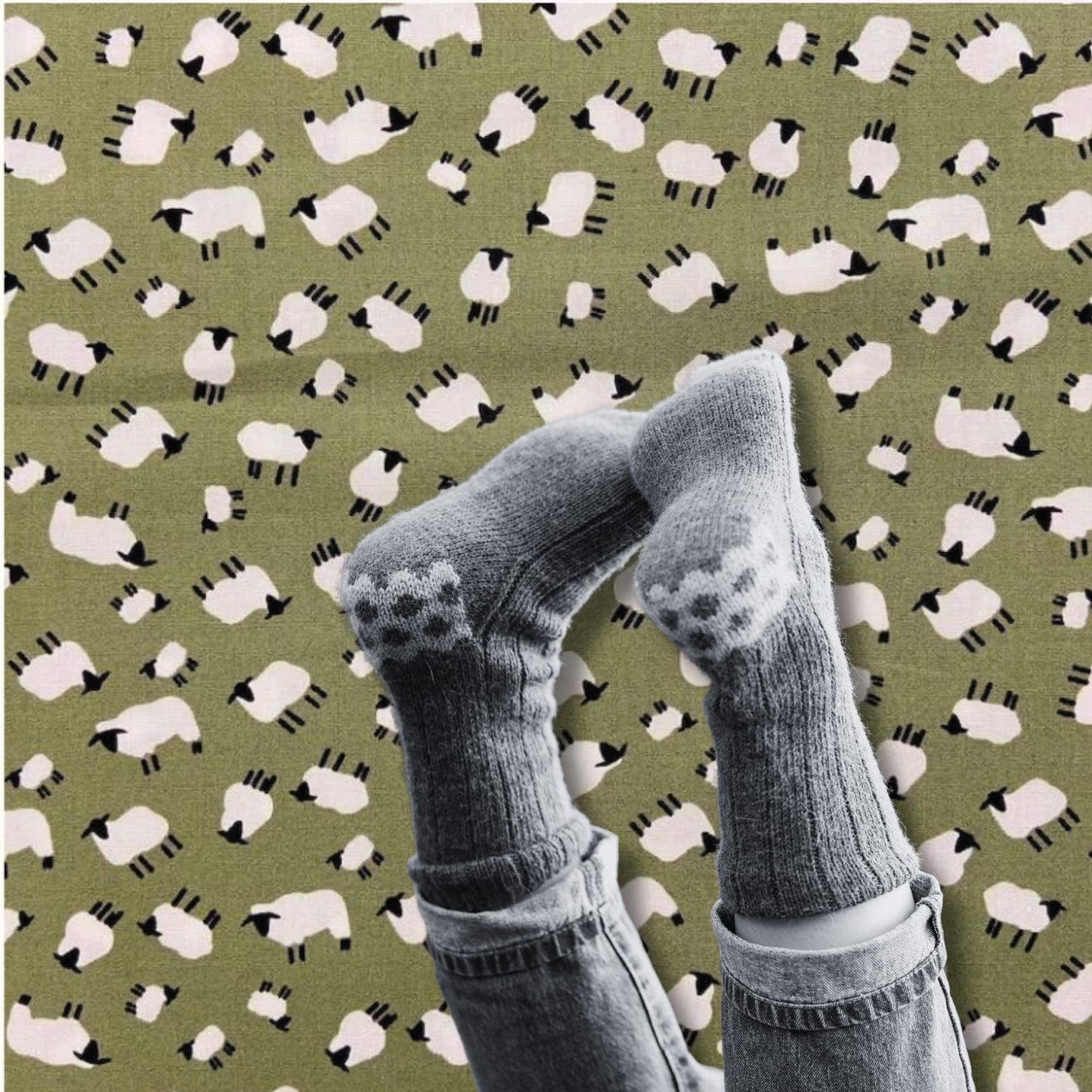 Sheep Knitting Needle Case for Sock Knitting - Happy Sheep