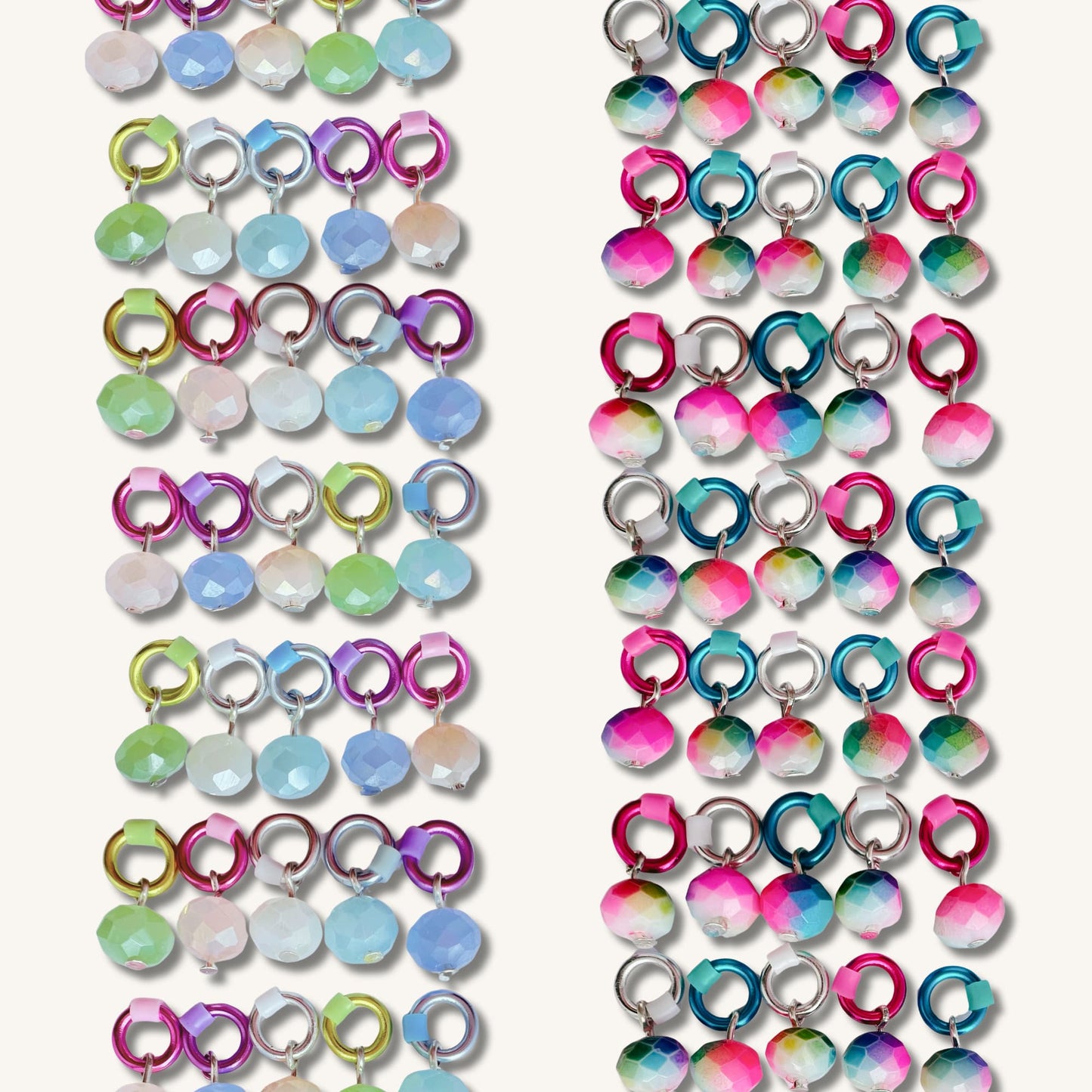 Stitch Markers for Snag Free Knitting, Pastel & Neon  - Iced Macarons or Frosted Sprinkles