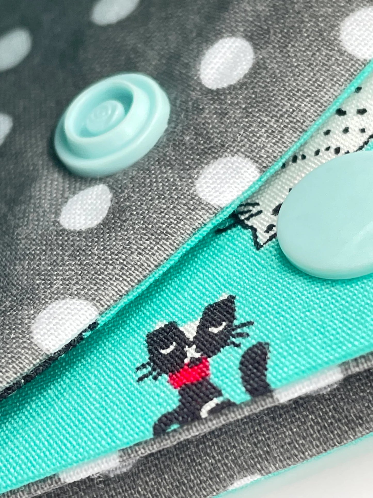 Cat Sock Knitting Needle Keeper - Retro Cat