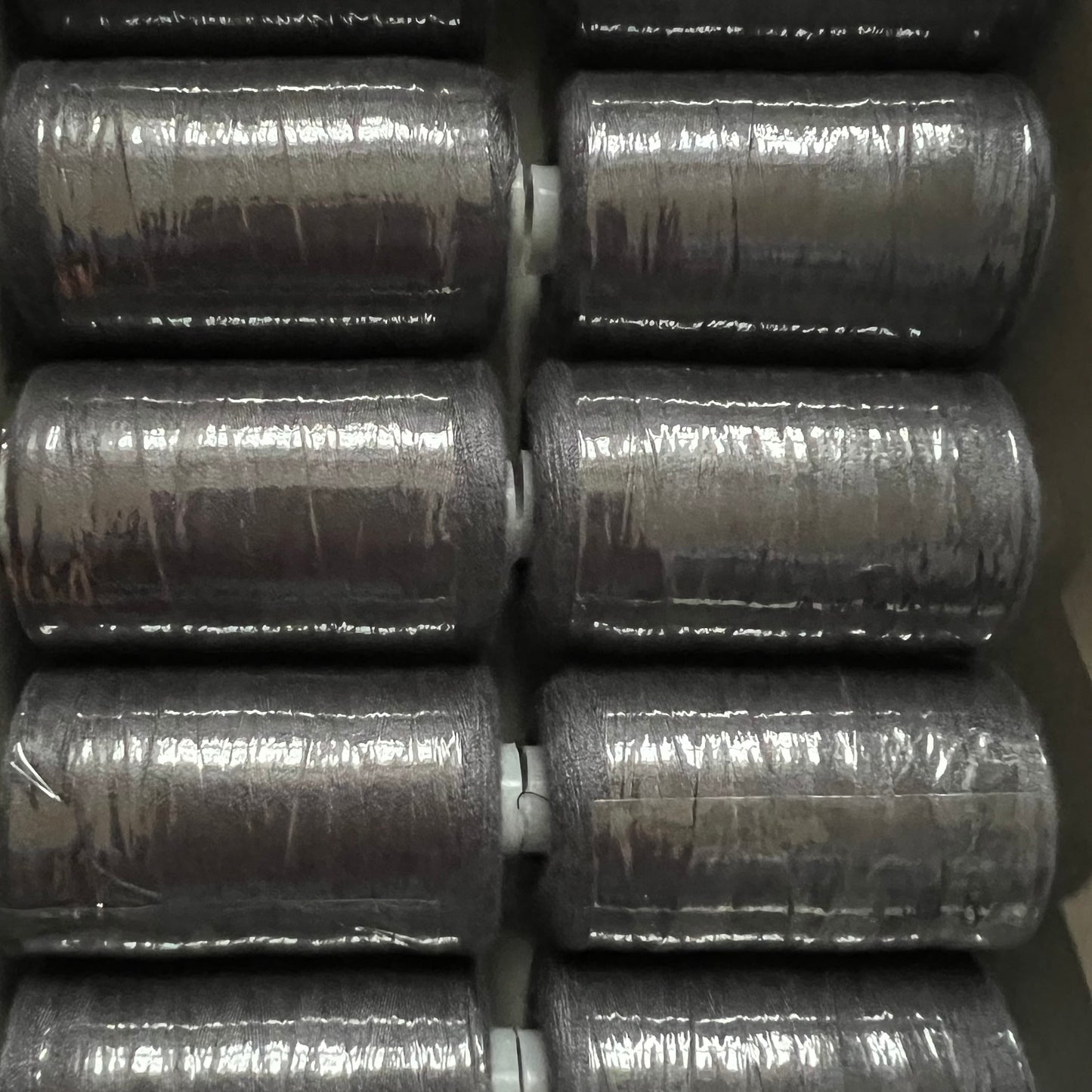 Grey Polyester Sewing Thread - 1000 Yard Spools