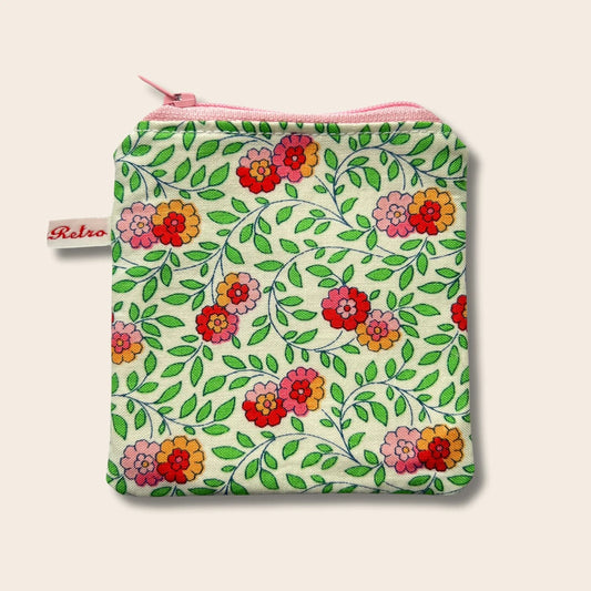 Liberty Fabric Storage pouch for Knitting - Trailing Marigold