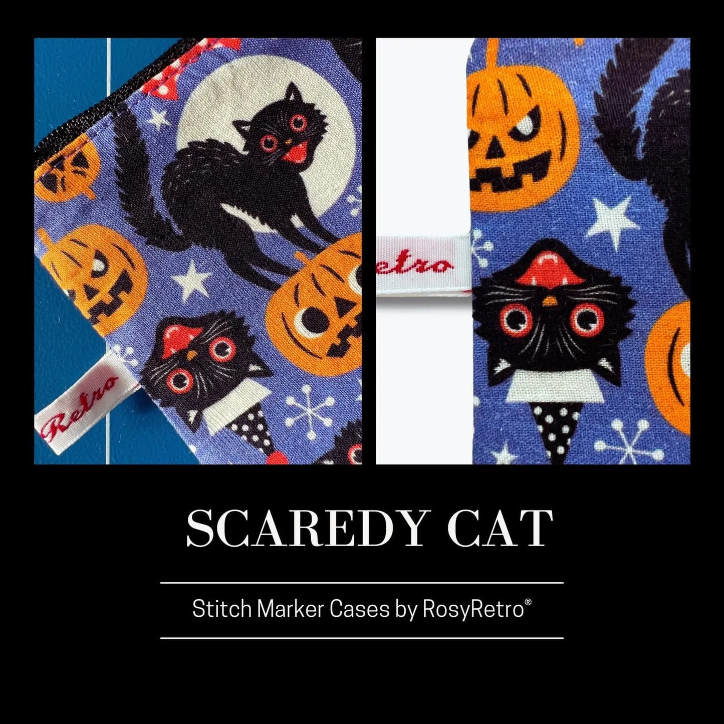 Halloween Notions Case - Pumpkins and Cats
