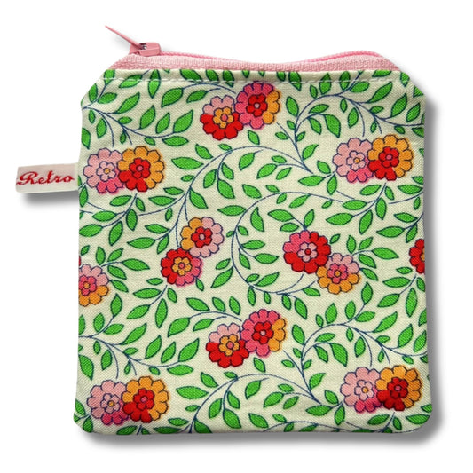 Liberty Fabric Storage pouch for Knitting - Trailing Marigold
