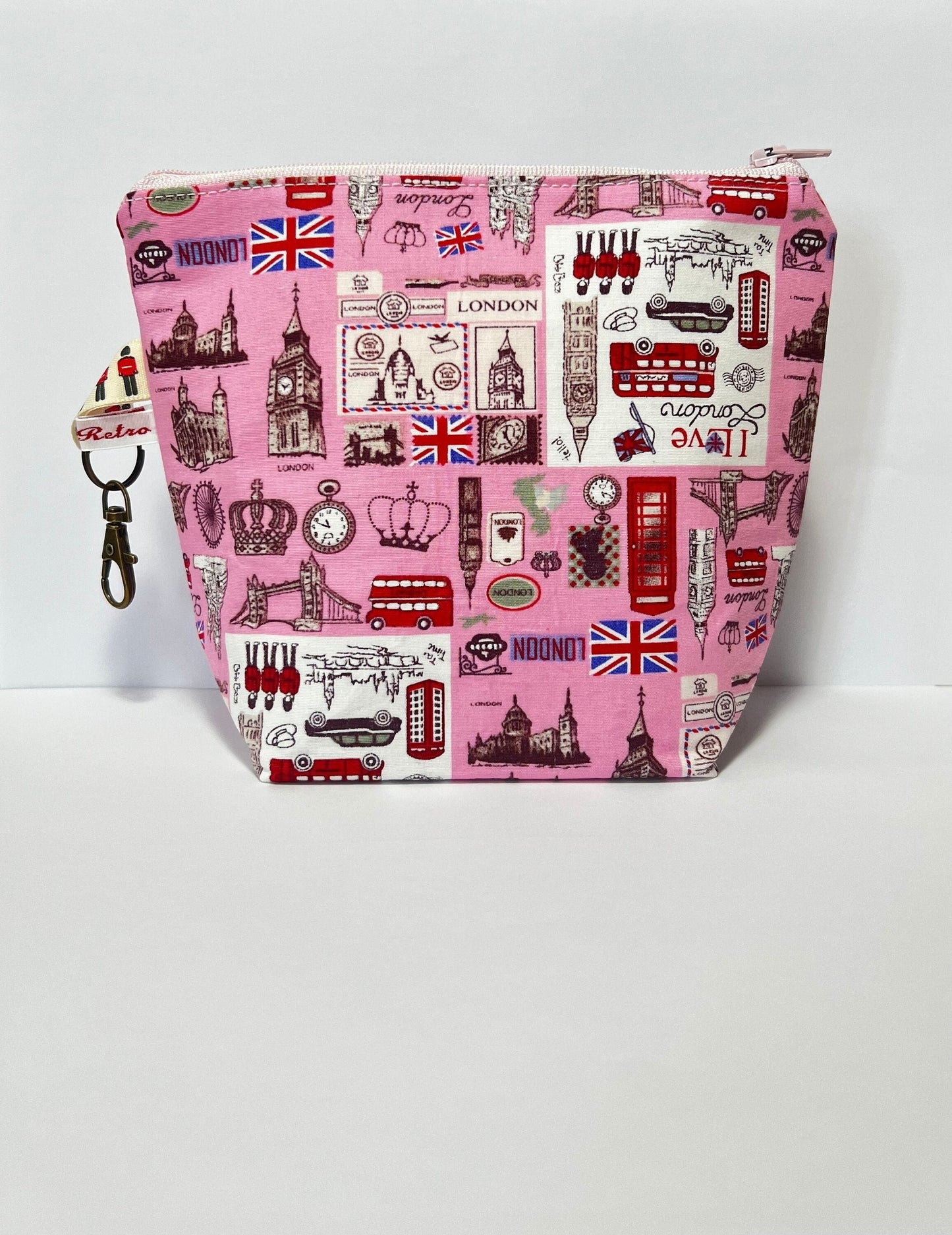 London Themed Notions Bags for Knitters, Sewers, Crocheters - Tools & Accessories Pouch