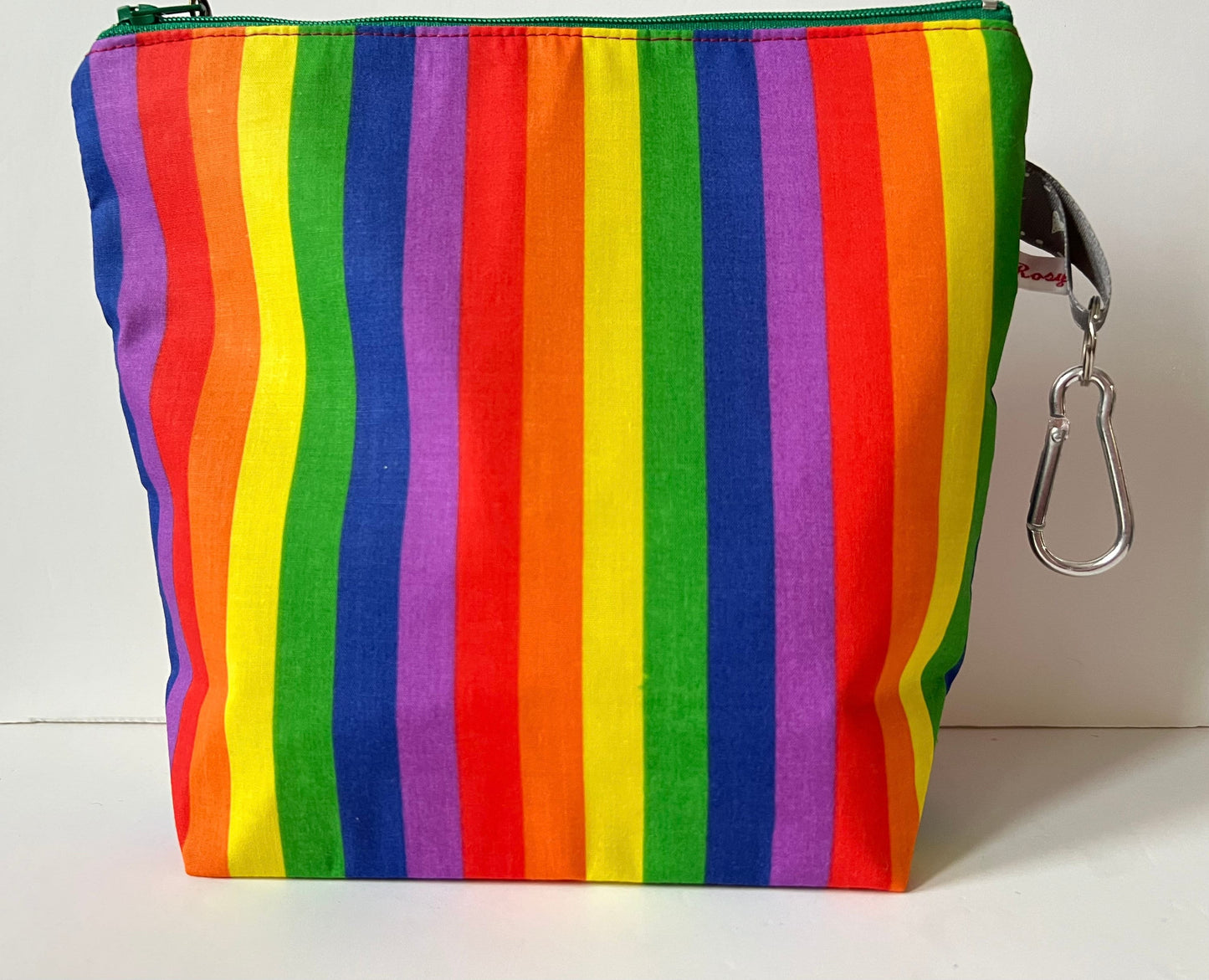 Rainbow Pride Knitting Bag - Handmade Ally Support for LGBTQ+