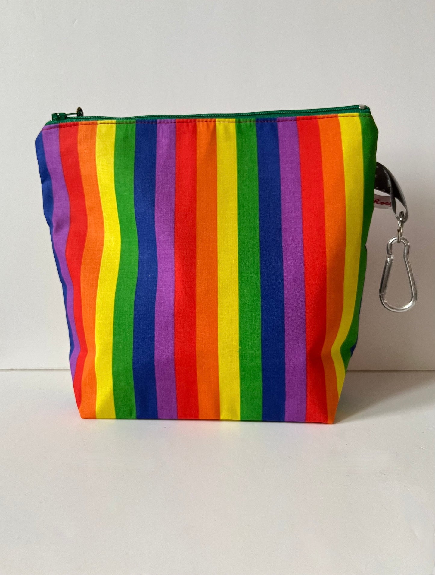 Rainbow Pride Knitting Bag - Handmade Ally Support for LGBTQ+