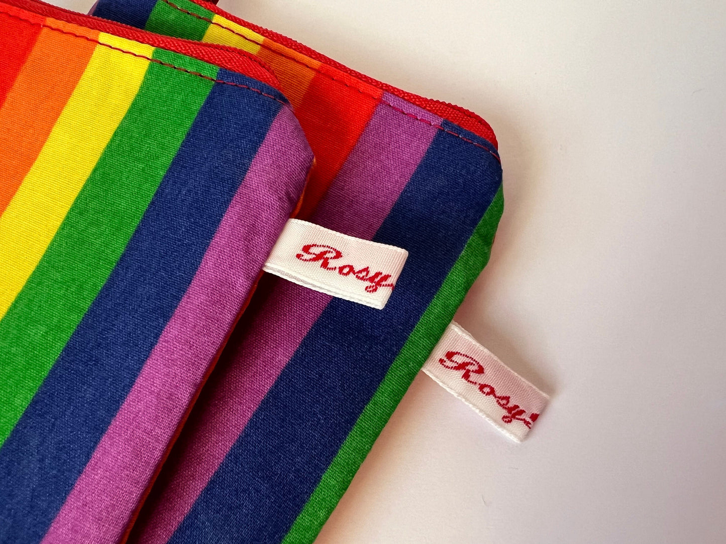 LGBTQ+ Ally Mini Stitch Marker Case - Handmade with Rainbow Pride Fabric