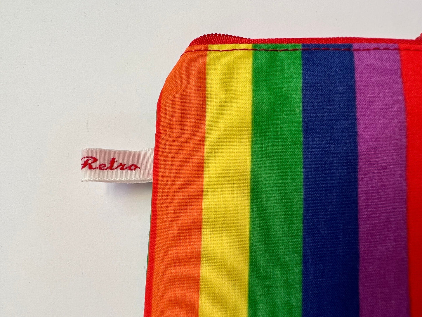 LGBTQ+ Ally Mini Stitch Marker Case - Handmade with Rainbow Pride Fabric