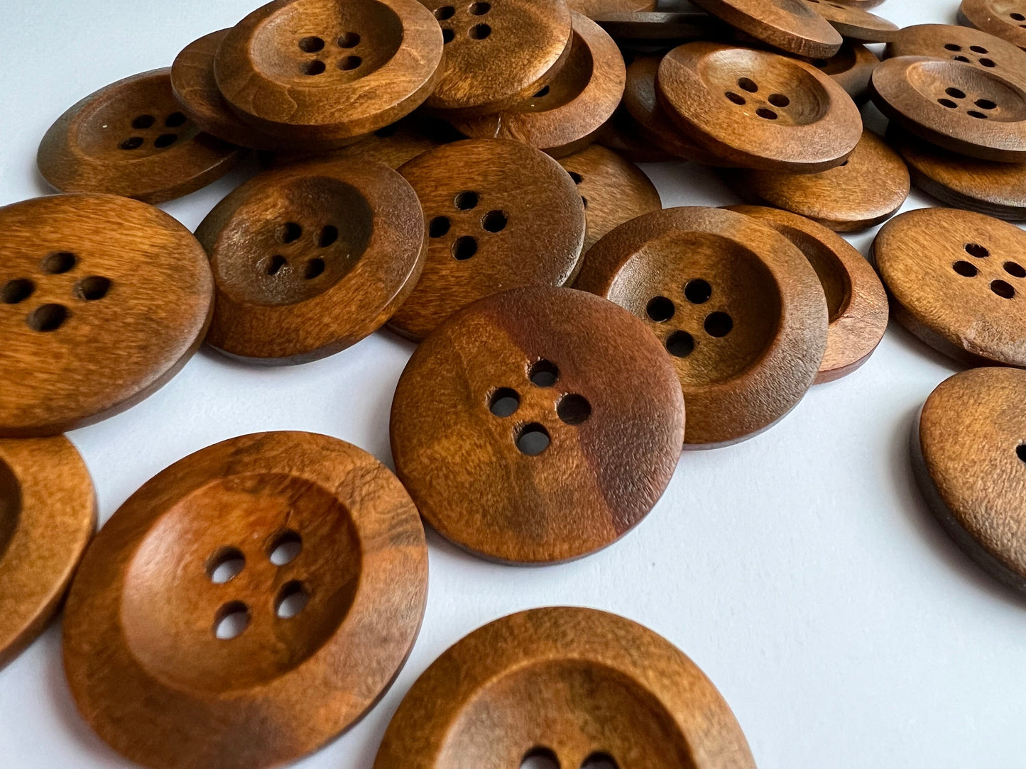 Wood Buttons 25mm *Per Button*