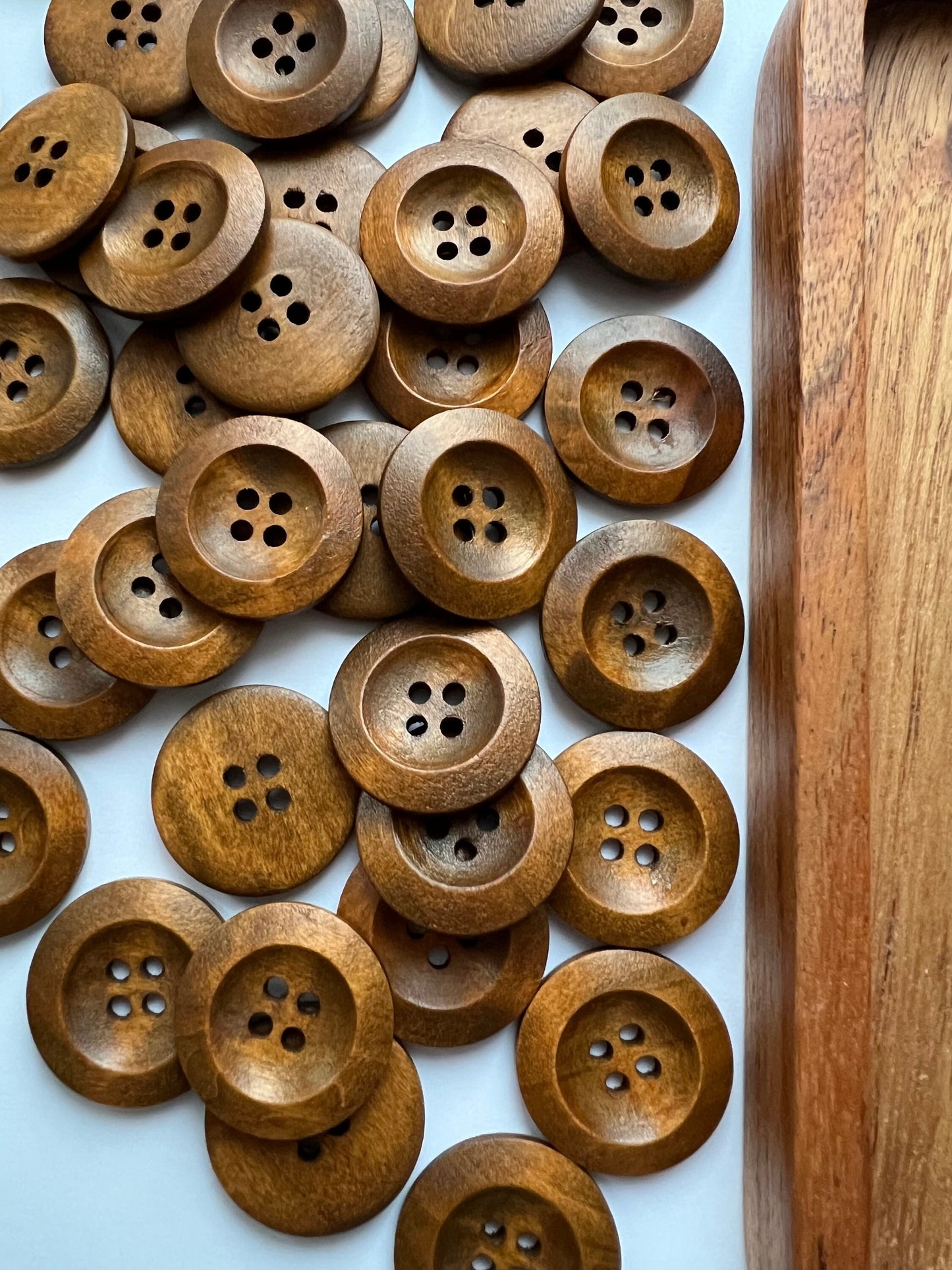 Wood Buttons 25mm *Per Button*