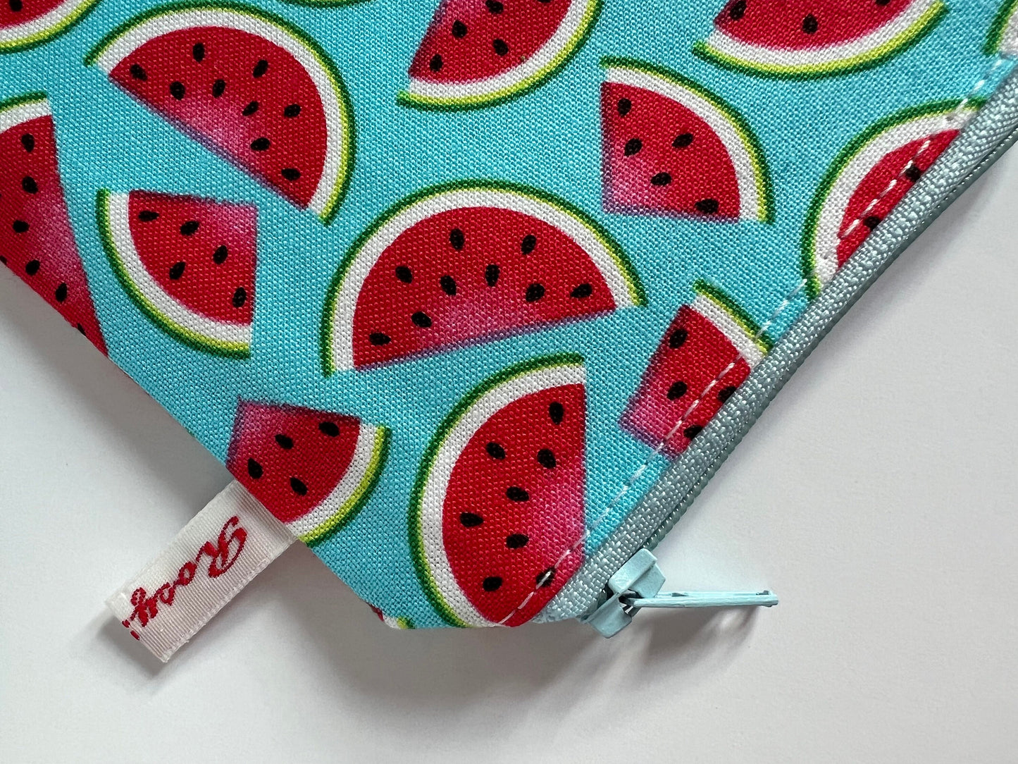 Watermelon purse for Stitch Markers