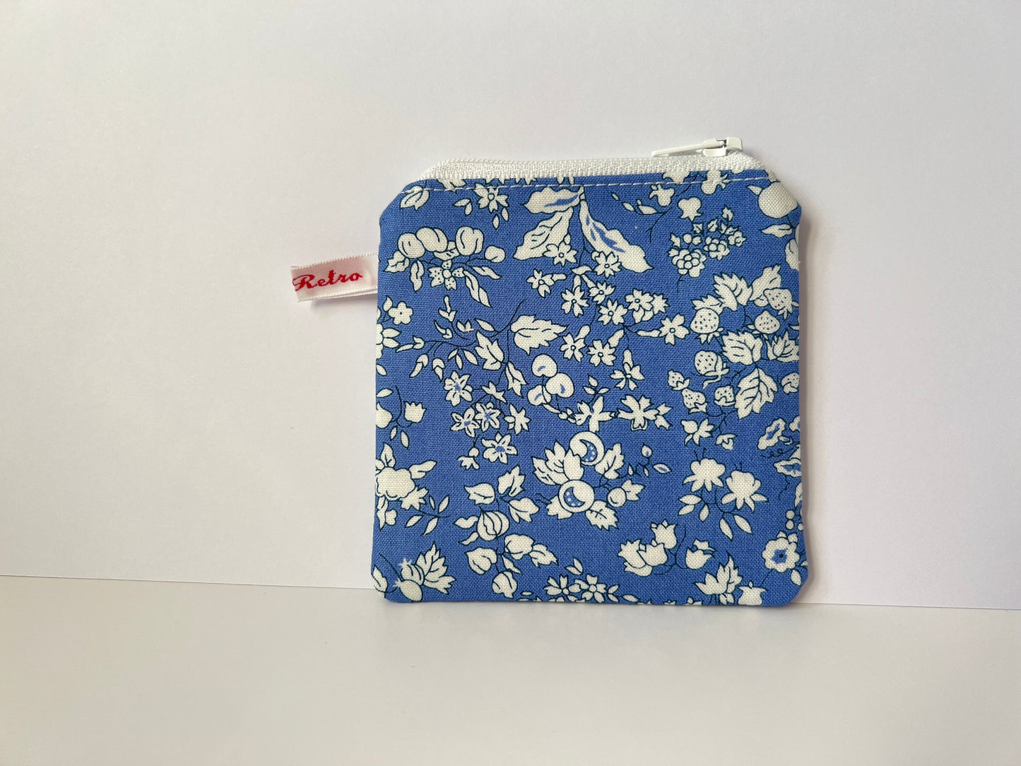 Liberty of London fabric purse -Fruit Silhouette