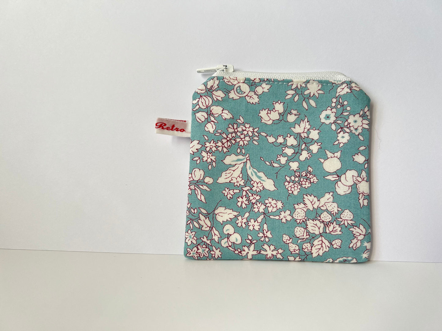 Liberty of London fabric purse -Fruit Silhouette