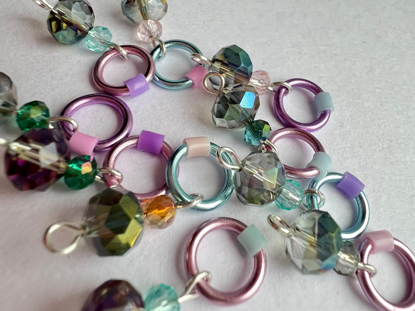 Pastel French Inspired Knitting Stitch Markers | Marie Antoinette Inspired