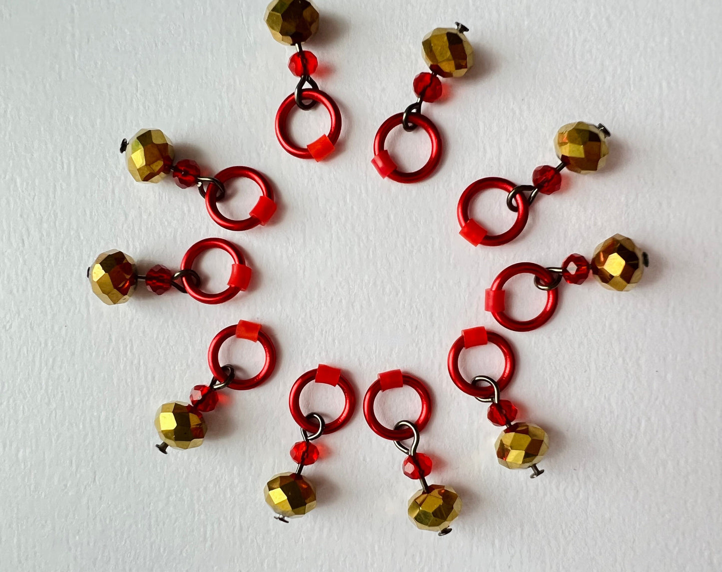 knitting stitch markers Crystal - Burlesque Beauties