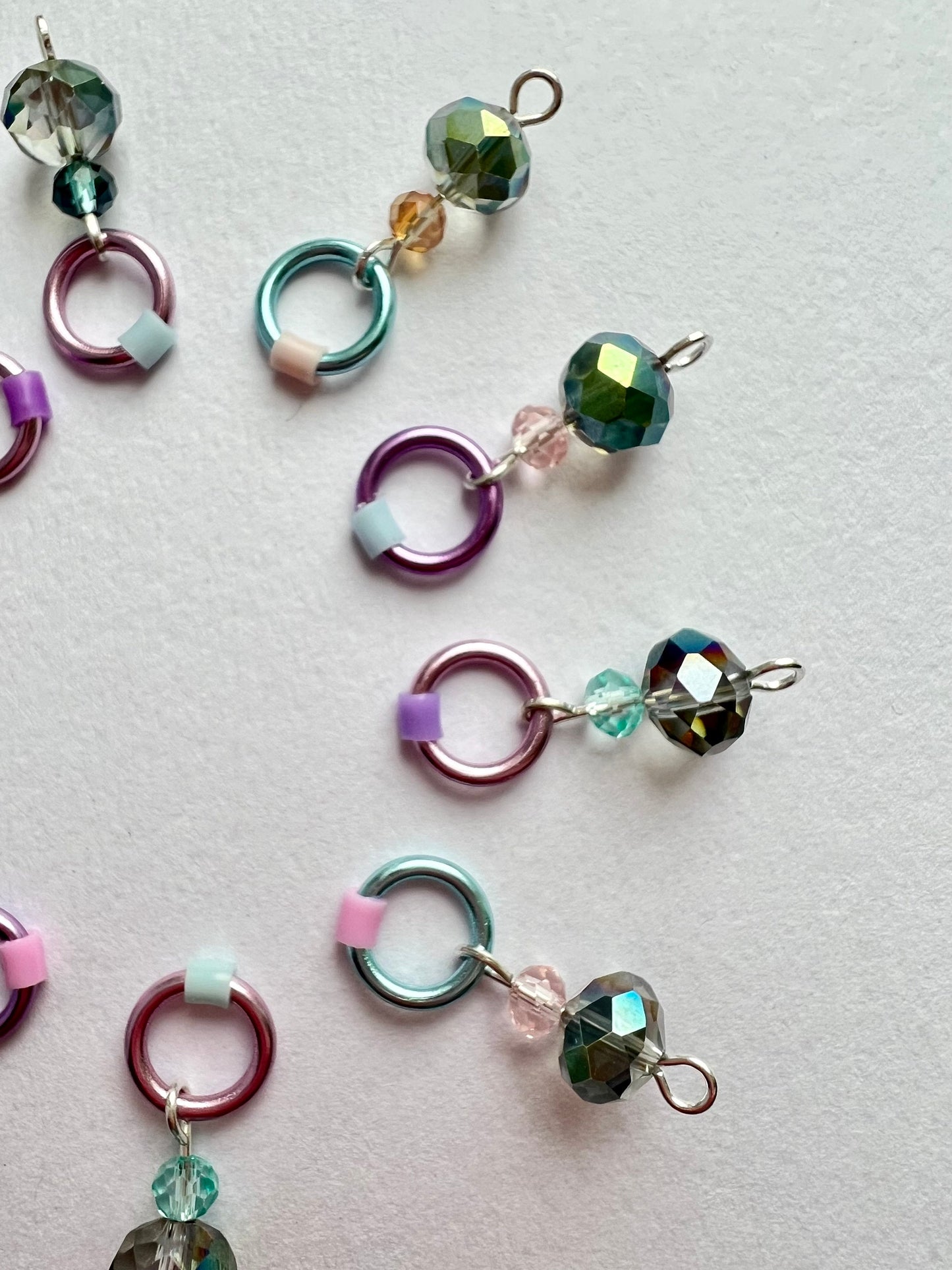 Pastel French Inspired Knitting Stitch Markers | Marie Antoinette Inspired