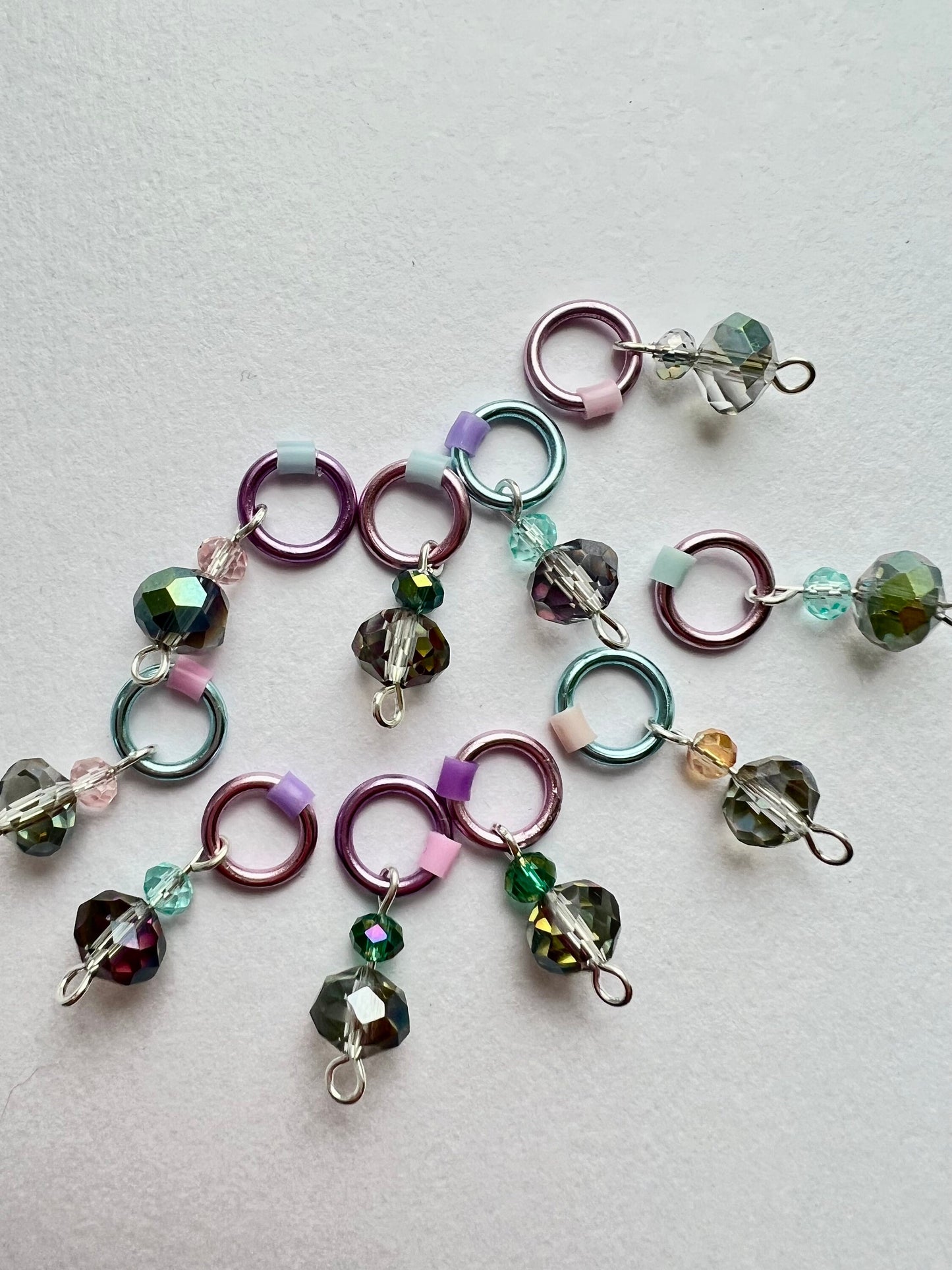 Pastel French Inspired Knitting Stitch Markers | Marie Antoinette Inspired