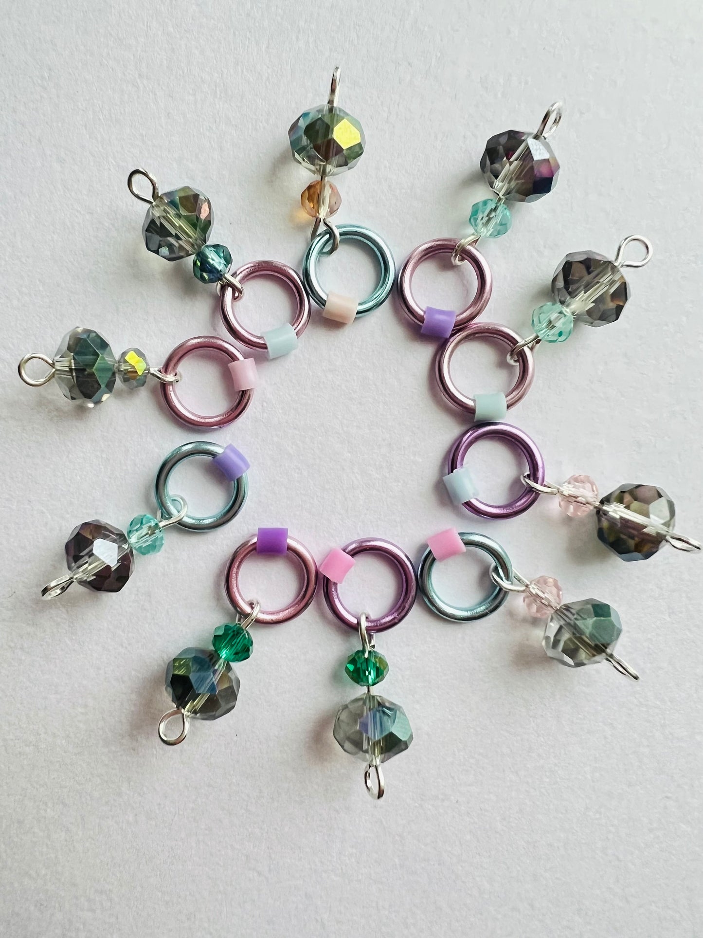 Pastel French Inspired Knitting Stitch Markers | Marie Antoinette Inspired