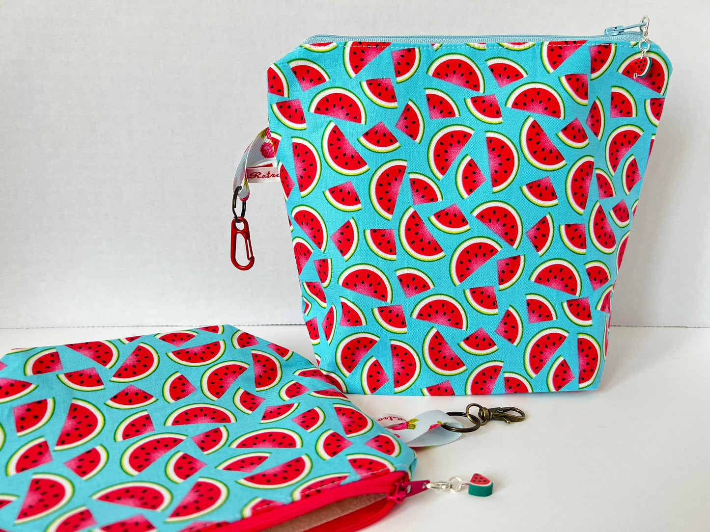 Watermelon Knitting Project Bags - 3 Sizes - Watermelon Sugar