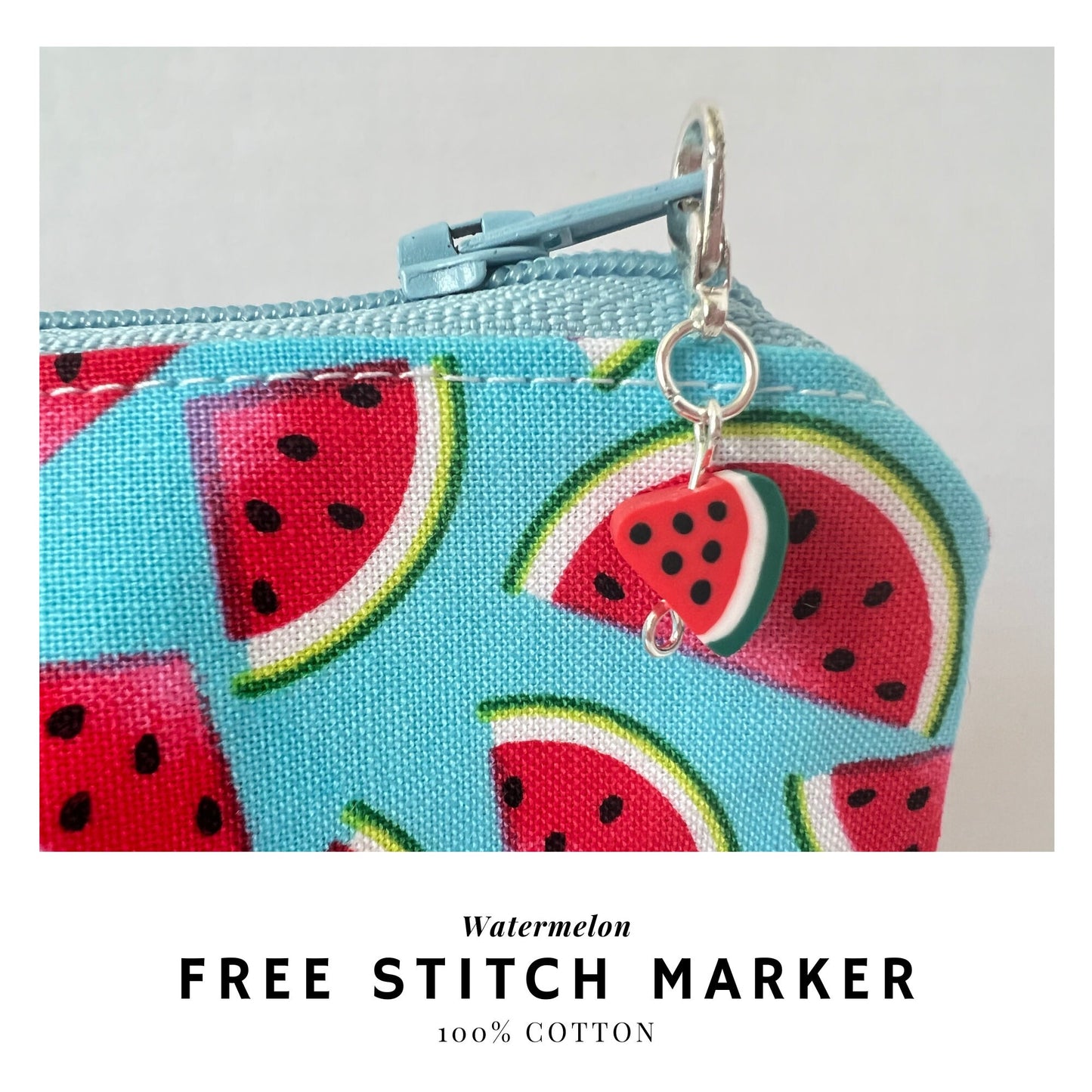 Watermelon Knitting Project Bags - 3 Sizes - Watermelon Sugar